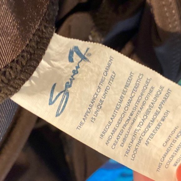 Seven7 Brown Faux Leather Leggings - XXL - Picture 2 of 4